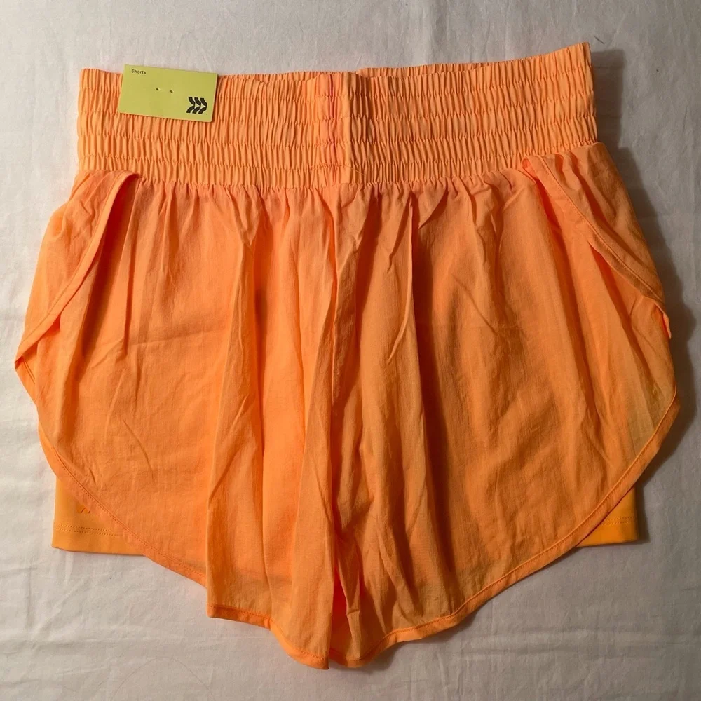 All In Motion Tulip Shorts in Orange - Picture 4 of 7